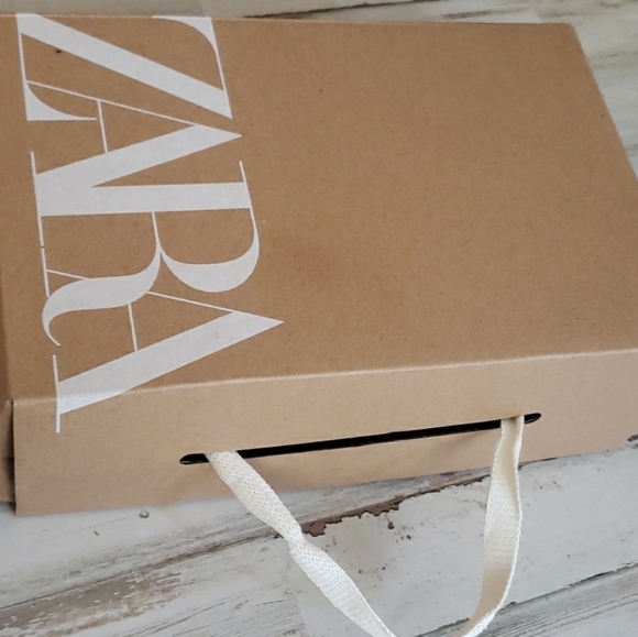 ZARA BLUE COLLECTION GREEN METALLIC LEATHER HEELS - Picture 12 of 12